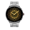 صورة iOsuite Smart Watch - Silver Metal Strap - FAMO40 Sil